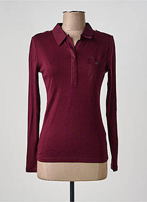 Polo manches longues manches longues rouge PHILDAR femme