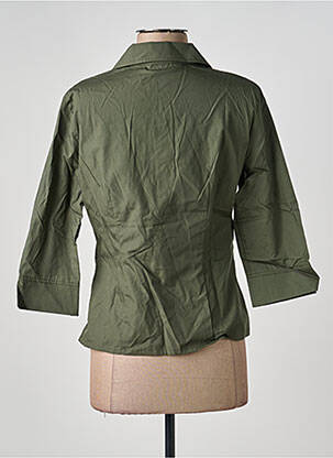 Chemisier coupe cintrée manches longues vert PIMKIE femme
