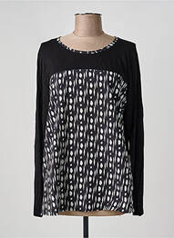 Top stretch manches longues noir PHILDAR femme