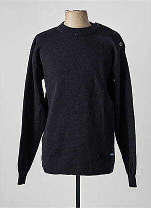 Pull stretch manches longues noir TRIBORD femme