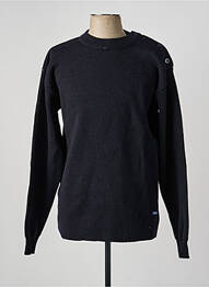 Pull stretch manches longues noir TRIBORD femme