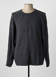 Pull stretch manches longues gris BONOBO JEANS homme