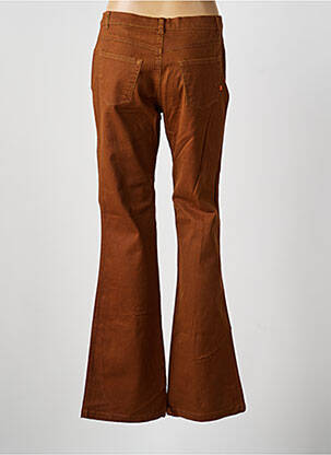 Jean coupe flare taille normale taille normale marron ANNE ELISABETH femme