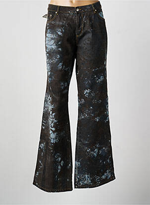 Jean coupe flare taille normale taille normale noir ANNE ELISABETH femme