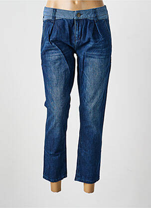 Jeans coupe slim tissage brut taille normale bleu BONOBO JEANS femme