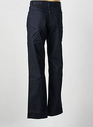 Jeans coupe droite fermeture zippée sous rabat boutonné taille normale noir AIMÉE JULIEN homme