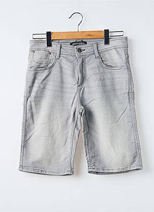 Bermuda coupe droite taille normale gris BONOBO JEANS homme