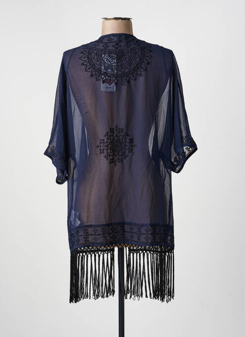 Veste casual coupe droite bleu PHILDAR femme
