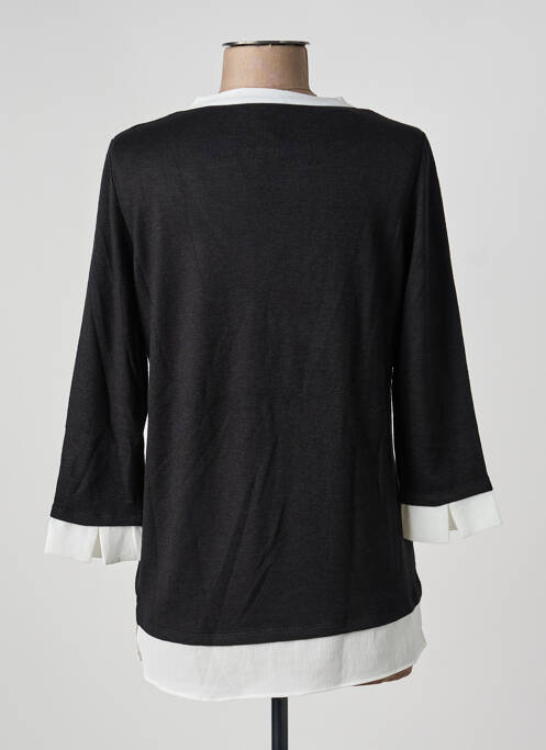 Top stretch manches longues noir PHILDAR femme