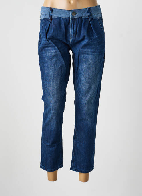 Jeans coupe slim tissage brut taille normale bleu BONOBO JEANS femme