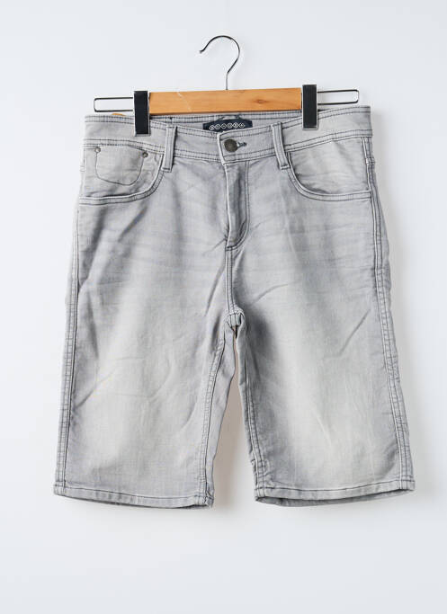 Bermuda coupe droite taille normale gris BONOBO JEANS homme