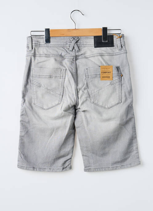Bermuda coupe droite taille normale gris BONOBO JEANS homme