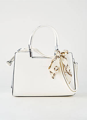 Sac multipoches forme rectangulaire blanc LAPHRODITE femme