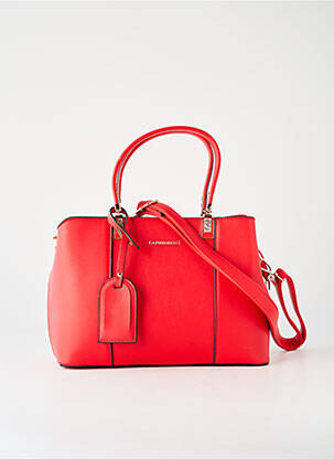 Sac multipoches forme rectangulaire rouge LAPHRODITE femme