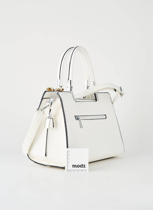 Sac multipoches forme rectangulaire blanc LAPHRODITE femme