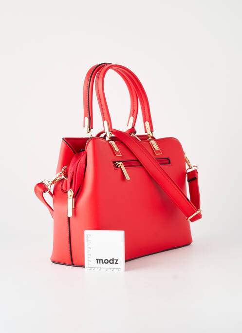 Sac multipoches forme rectangulaire rouge LAPHRODITE femme