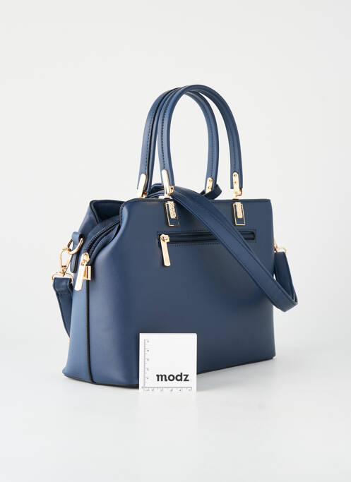 Sac multipoches forme rectangulaire bleu LAPHRODITE femme