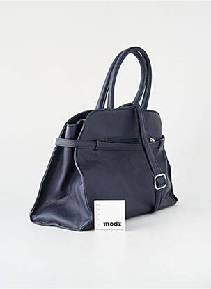 Sac multipoches forme trapèze bleu LAPHRODITE femme