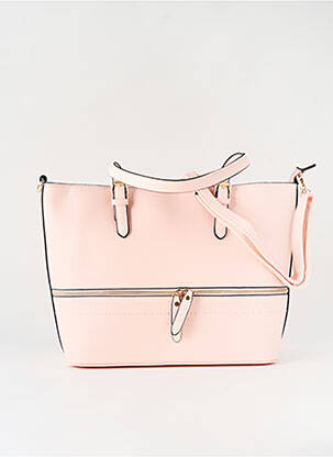 Sac forme trapèze forme trapèze rose ELEGANCI femme