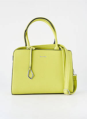 Sac multipoches forme rectangulaire vert YY COVERI femme