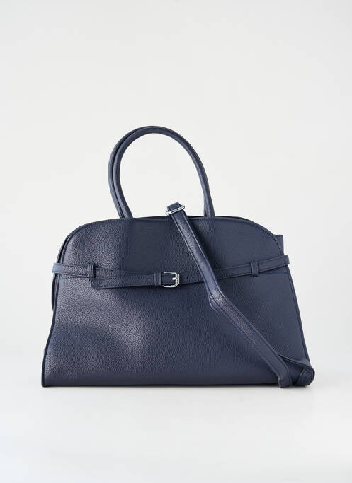Sac forme trapèze forme trapèze bleu LAPHRODITE femme