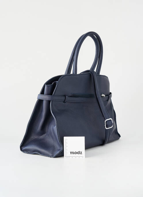 Sac forme trapèze forme trapèze bleu LAPHRODITE femme