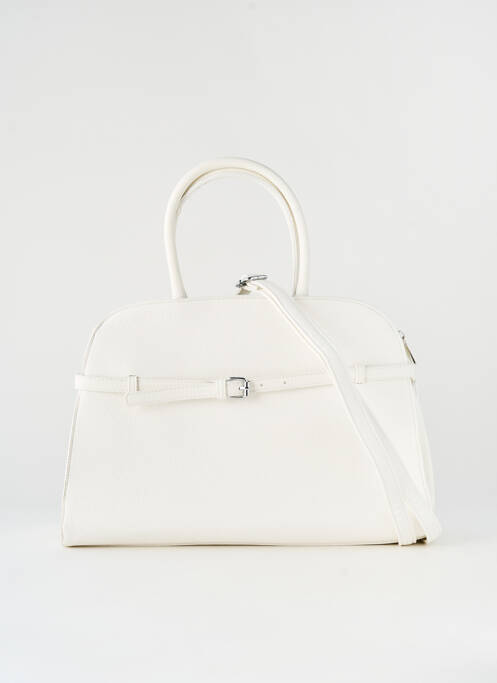 Sac forme trapèze forme trapèze blanc LAPHRODITE femme