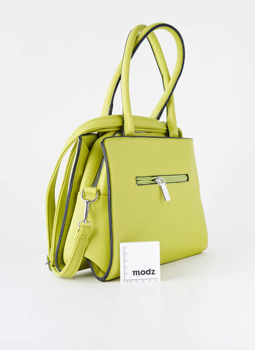 Sac multipoches forme rectangulaire vert YY COVERI femme