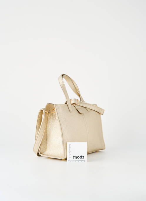 Sac multipoches forme rectangulaire or LAPHRODITE femme