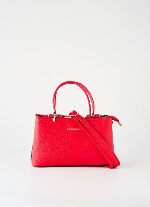 Sac multipoches forme rectangulaire rouge LAPHRODITE femme