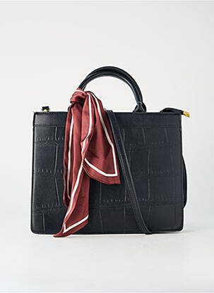 Sac multipoches forme rectangulaire noir FEELOOK femme