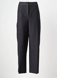 Pantalon large fermeture zippée sous rabat boutonné taille normale noir MARINA RINALDI femme