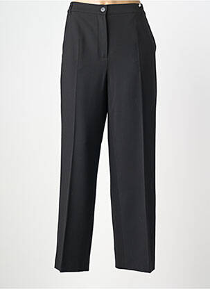 Pantalon large tissage popeline taille normale noir MARINA RINALDI femme