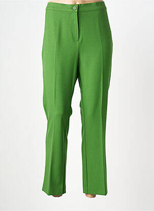 Pantalon droit stretch taille normale vert MARINA RINALDI femme