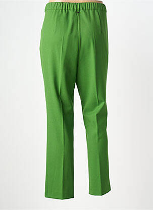 Pantalon droit stretch taille normale vert MARINA RINALDI femme