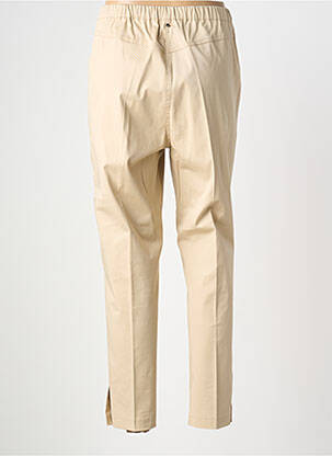 Pantalon 7/8 stretch taille normale beige MARINA RINALDI femme