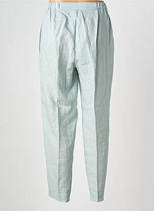 Pantalon droit taille élastique taille normale bleu MARINA RINALDI femme