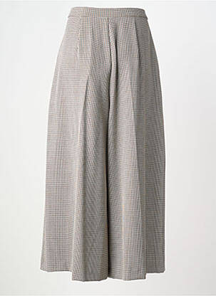 Pantalon large fermeture zippée sous rabat boutonné taille normale gris MARINA RINALDI femme
