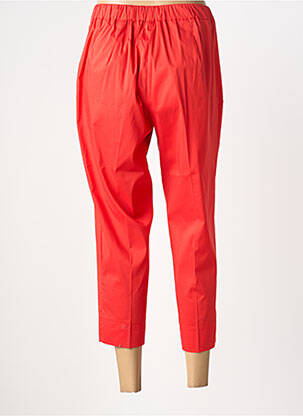Pantacourt stretch taille normale rouge MARINA RINALDI femme