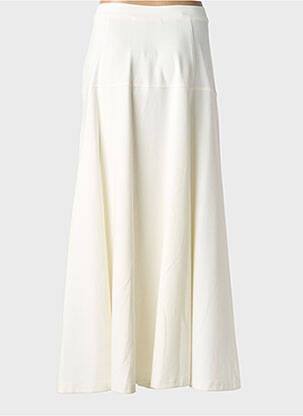 Jupe longue coupe droite blanc MARINA RINALDI femme