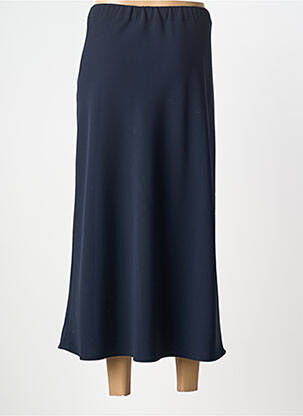 Jupe longue coupe droite bleu MARINA RINALDI femme