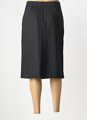 Jupe mi-longue stretch noir MARINA RINALDI femme