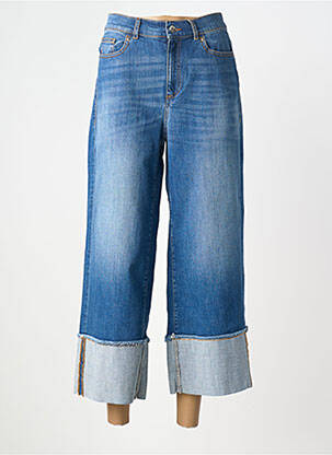 Jeans coupe large stretch taille normale bleu MARINA RINALDI femme