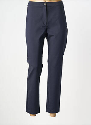 Pantalon 7/8 stretch taille normale bleu MARINA RINALDI femme