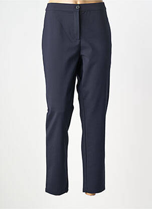 Pantalon 7/8 stretch taille normale bleu MARINA RINALDI femme