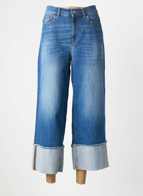 Jeans coupe large stretch taille normale bleu MARINA RINALDI femme