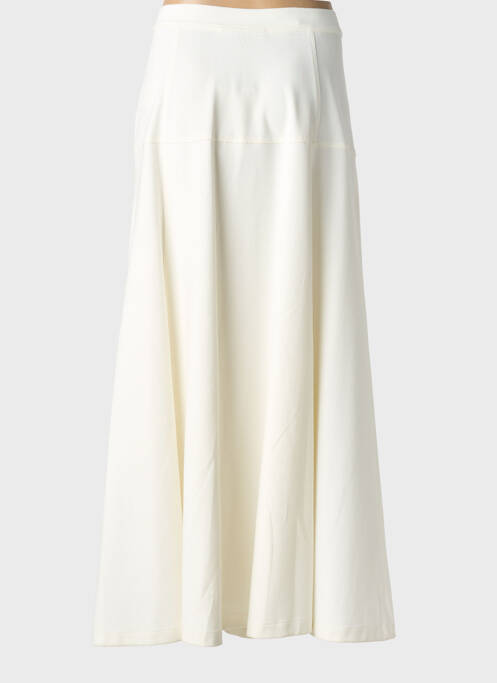 Jupe longue coupe droite blanc MARINA RINALDI femme