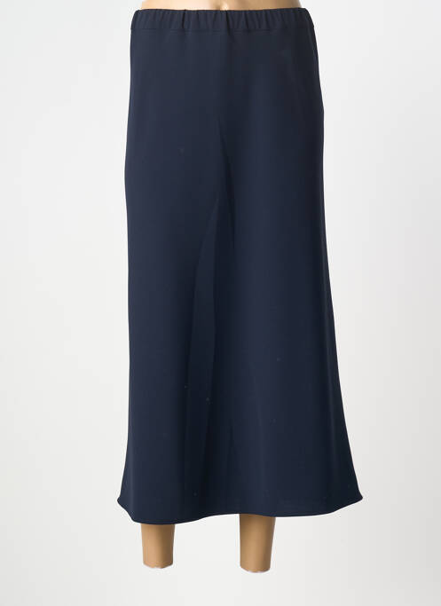 Jupe longue tissage crêpe bleu MARINA RINALDI femme