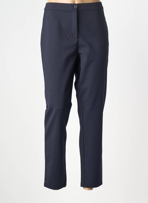 Pantalon 7/8 stretch taille normale bleu MARINA RINALDI femme