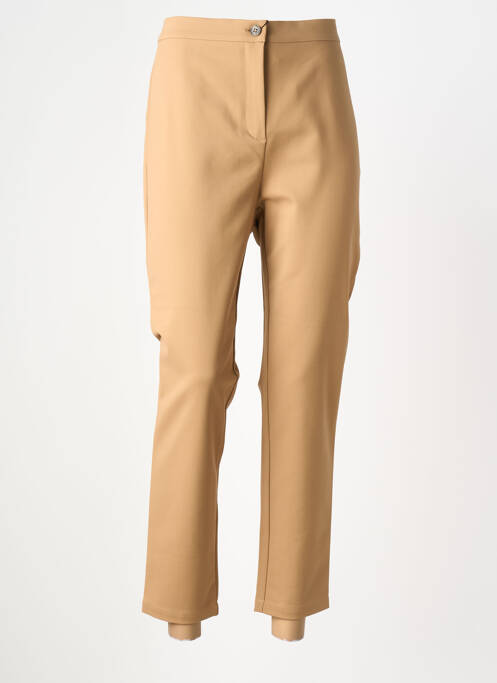 Pantalon 7/8 stretch taille normale marron MARINA RINALDI femme